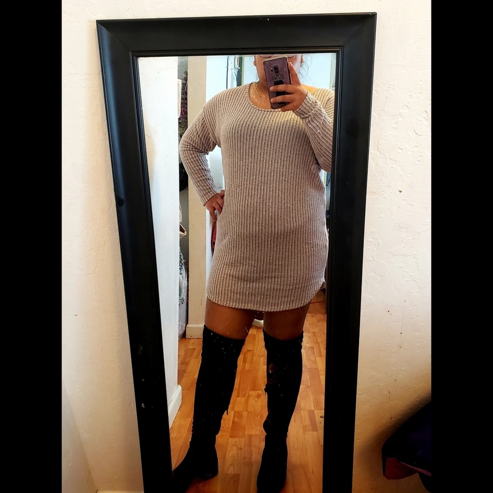 Loose Long Sleeve Dress
